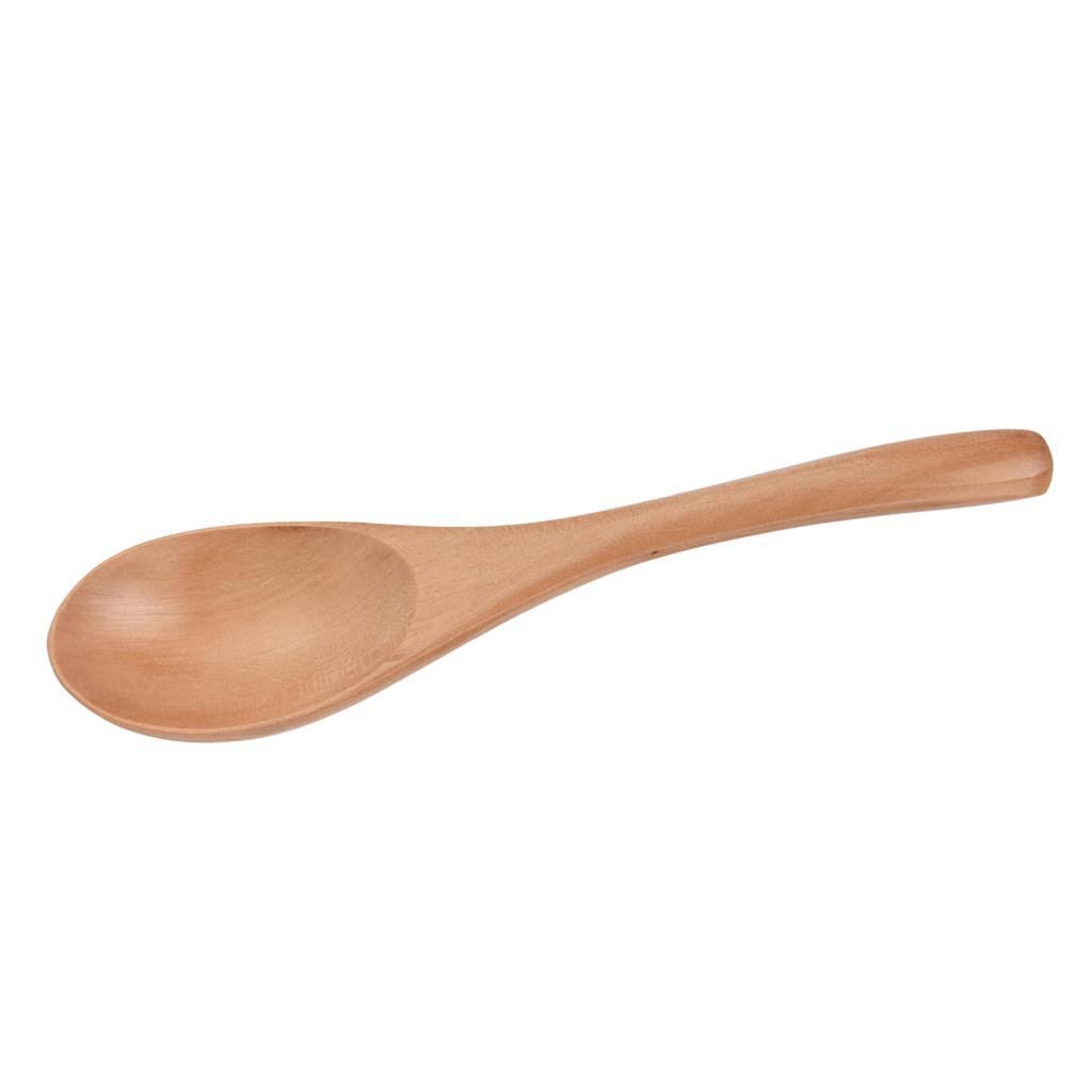 Small Wooden Spoon Excellent Heat Resistance Kitchen Cooking Utensil Tool for Household