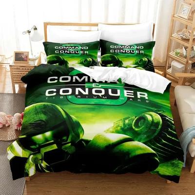 3D Spiel Command And Conque Bettwäsche Set Bettbezug Bettset Steppdecke Kissenbezug Bettdecke King Queen Size Jungen Erwachsene