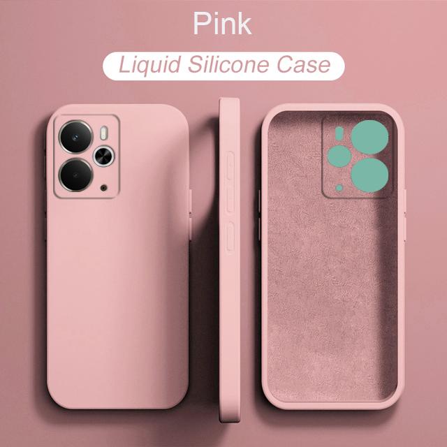 Weiche Flüssigsilikon Handyhülle Stoßfeste Hülle Für Realme 14 5G Realme 14T 5G