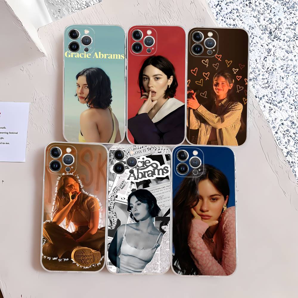 Popular G-gracie Singer A-abrams For IPhone 11 12 13 14 15 16 17 Pro Max Plus 13 Mini Silicone Soft Transparent Back