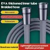 1.5/2M Anti Winding Handheld Shower Hose Gi/2 Flexible Shower Tube High Pressure Universal Interface Bath Shower Nylon Pipe