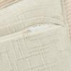 Woven Thick Cushion Cover Yarn Texture Throw Pillow Covers Edge Pressed Sofa Cushion Covers for Home Bedroom Living Room Decor