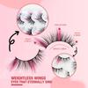 Colorful Imitation Mink Fur False Eyelashes with Natural Curl