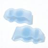 Silicone Three-Hole Toe Separator for Big Toe - Breathable, Soft, Elastic, Anti-Wear for Hallux Valgus.