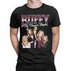 Cool Buffy the Vampires Slayer T-Shirts Men Crewneck Pure Cotton T Shirt TV Show Short Sleeve Tees Plus Size Clothes