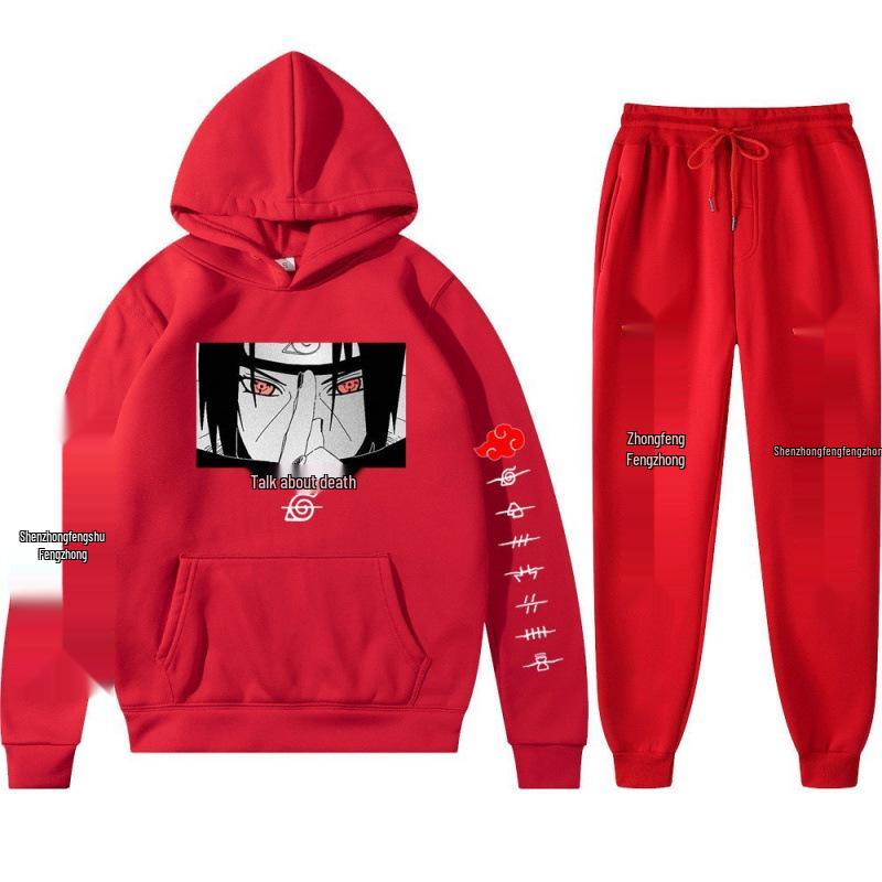 Naruto 2025 Uchiha Itachi Hoodie & Pants Set for Men & Women