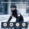 Windproof Thermal Cycling Hood Mask Fleece Lined Breathable Hat for Winter Outdoor Riding Motorcycle