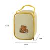 Round Barrel Food Storage Bag Large-Capacity Tote Lunch Bag Portable Lunch Box
