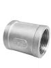 304 Stainless Steel Internal Thread Pipe Coupling Connector, Threaded Double Internal Joint, 4 Points.