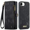 For iPhone 16e Phone Cases CASEME 008 Leather Cover with Detachable Wallet and Strap