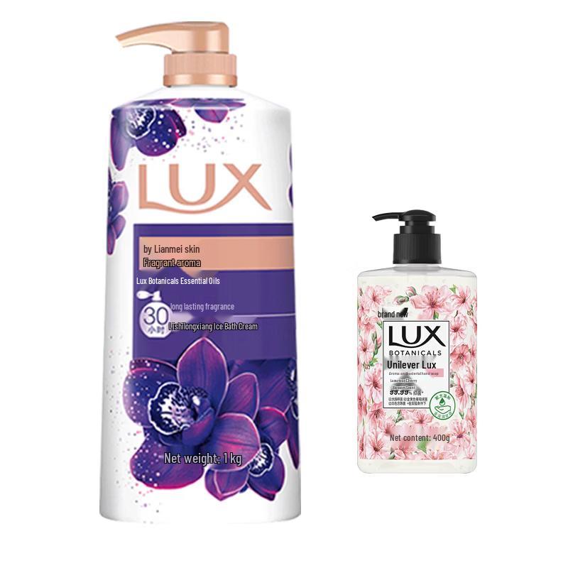 LUX Enchanting Lotus Shower Gel & Cherry Blossom Hand Wash Set