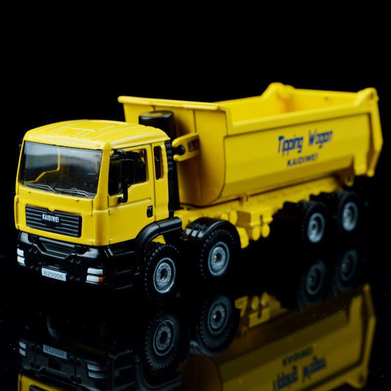 Exquisite 150 Alloy Diecast Model Dumper Truck Toy With Premium Craftsmanship For Kids