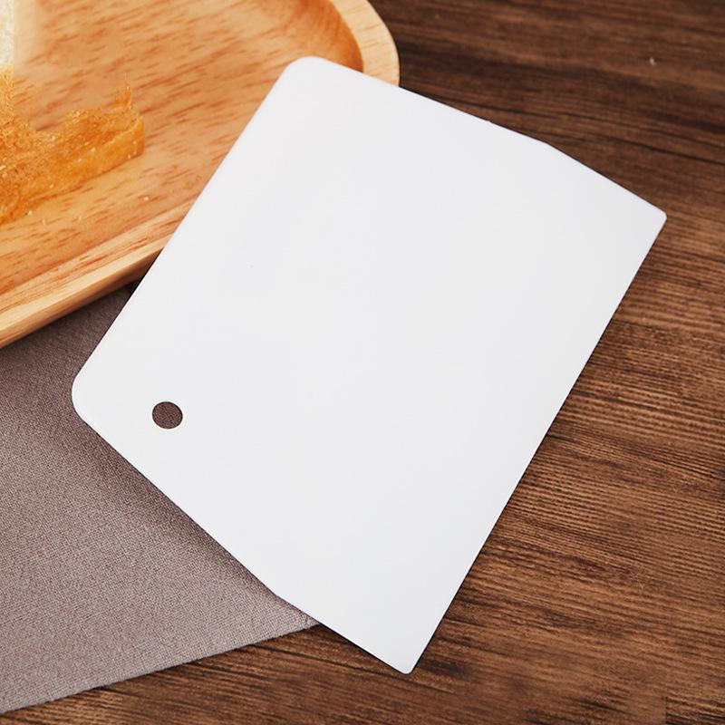 Plastic Trapezoidal Dough and Cake Scraper