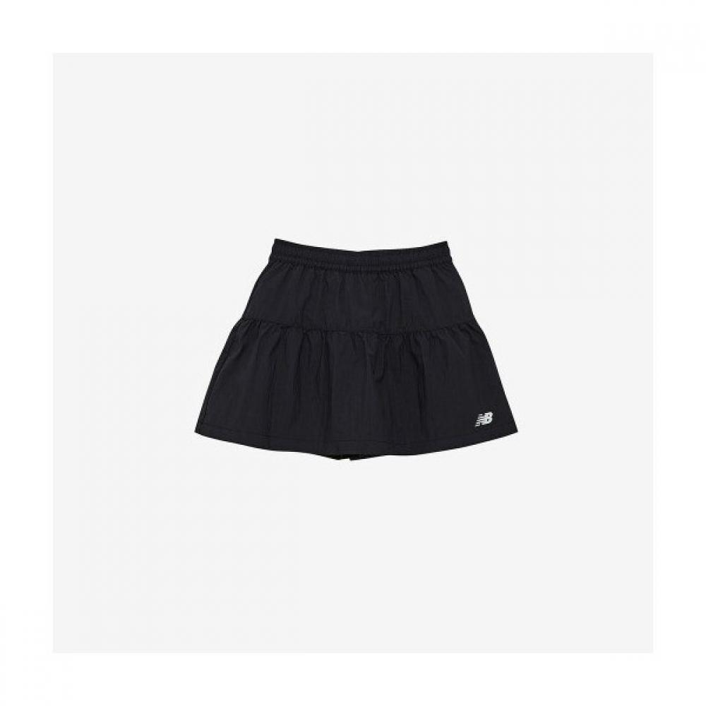 

New Balance Kids Girls Club Shirring Skirt Nk9wfb209g Black (19)Black/110
