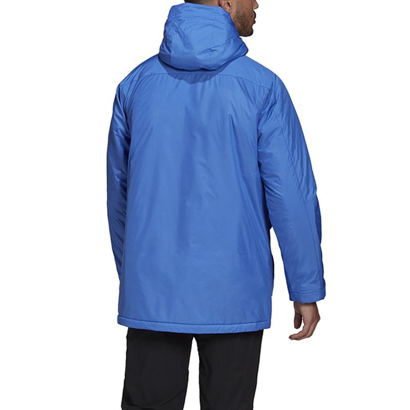 Adidas Puffer Jackets Men's Blue Hooded Moderate Other GE9999