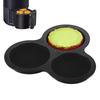 Silicone Muffin Pans Air Fryer Mould Muffin Non-Stick 3 Cups Air Fryer Egg Bites Mold Non-Stick Baking Pan for Small Cakes Puddi