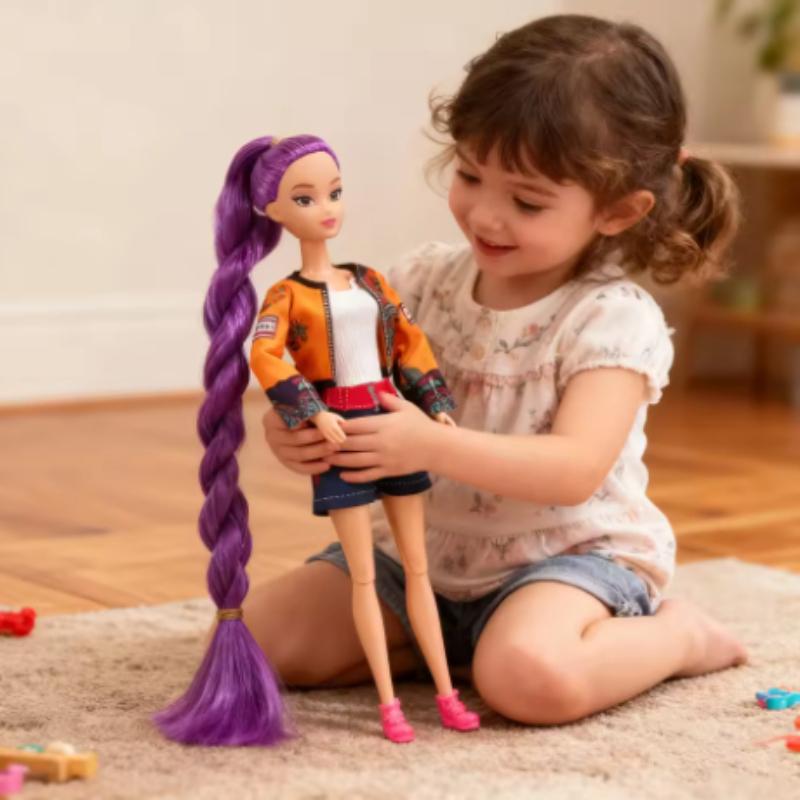 30NEW Doll Toys Kpop Demon Hunters Action Figure Toy Rumi Mira Zoey Beautiful Princess Baby Girl Dolls Plastic DIY Toy for Girls