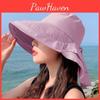 Outdoor Sun Hat For Women Summer Wide Brim Uv Sunshade Cap With Neck Protection