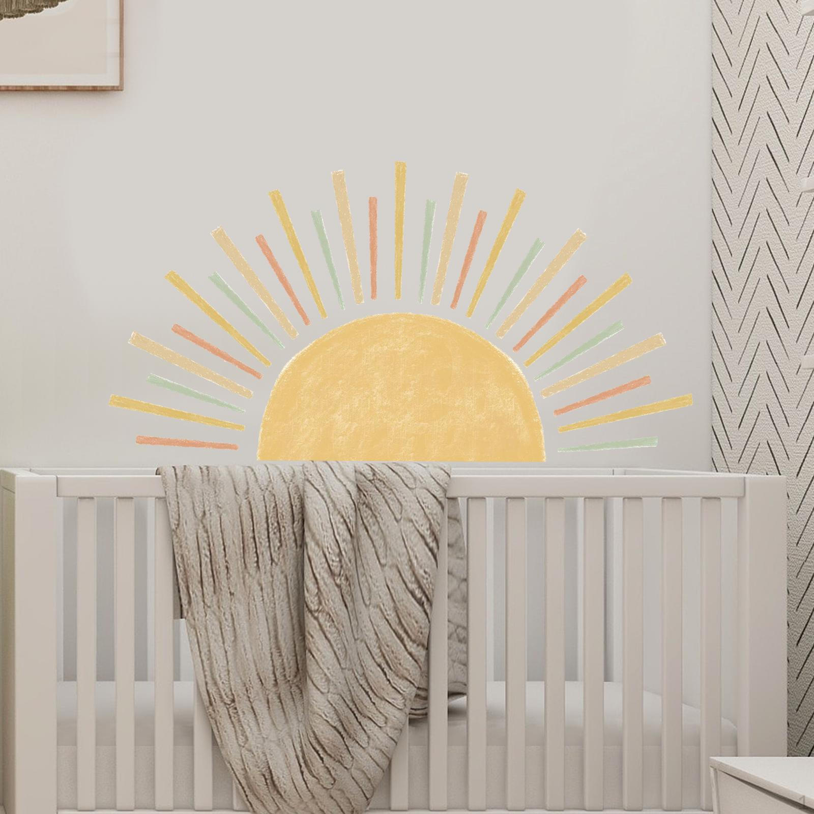 

Wall Sticker Sunshine Stickers Modern Removable Wallpaper Sun Decals for Bedroom Classroom