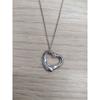 Used Tiffany Open Heart Pink Sapphire Necklace