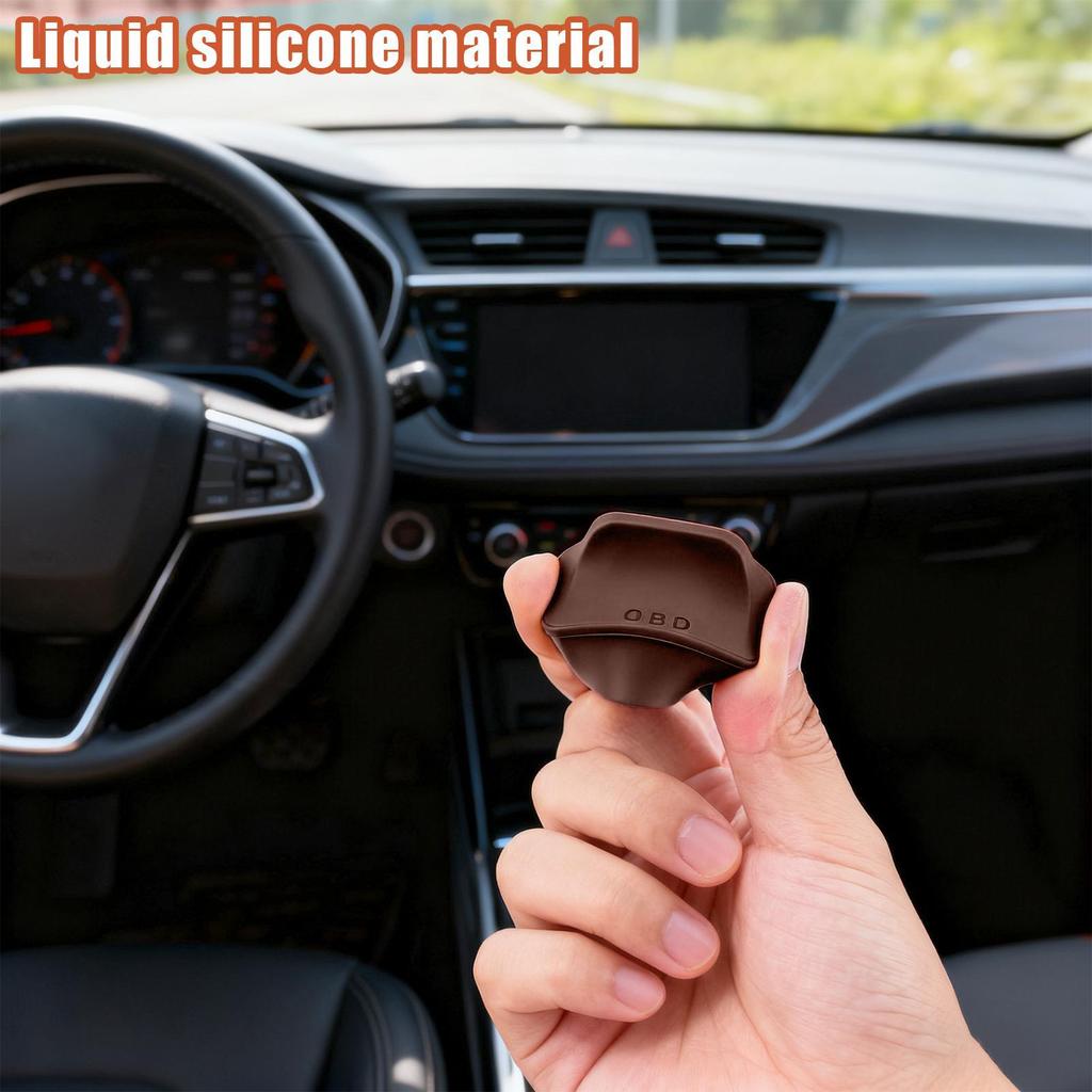 OBD Port Dust Cover OBD Port Guard Dust Shield Interface Connector Protector For Cargo Golf Cart Sedan Truck SUV Van RV