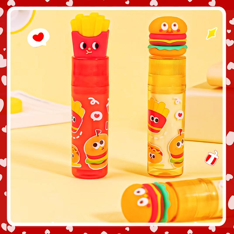 Kawaii Stationery Aesthetic Stationery Office Supplies School Items Gift for Kids Eraser Cute Hamburger Fries Funny Rubber
