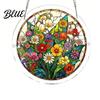 Relaxing Assembly Puzzle Acrylic Jigsaw Suncatcher Colorful Stained Glass Style Sun Catcher Handmade Catcher Kit DIY Puzzles Window Hanging