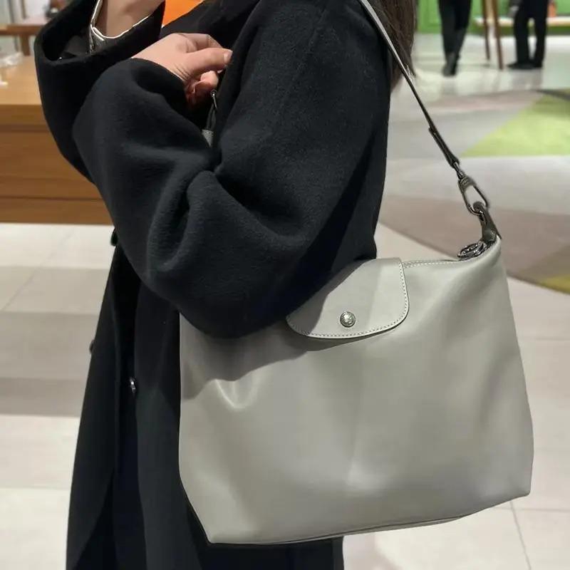 

Новая сумка-тоут Hobo большой емкости для подмышек, дорожная сумка через плечо, ручная женская сумка, модная сумка через плечо серый