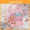 Urban Minimalist Velvet Travel Makeup Bag With Large Capacity For Women And Men