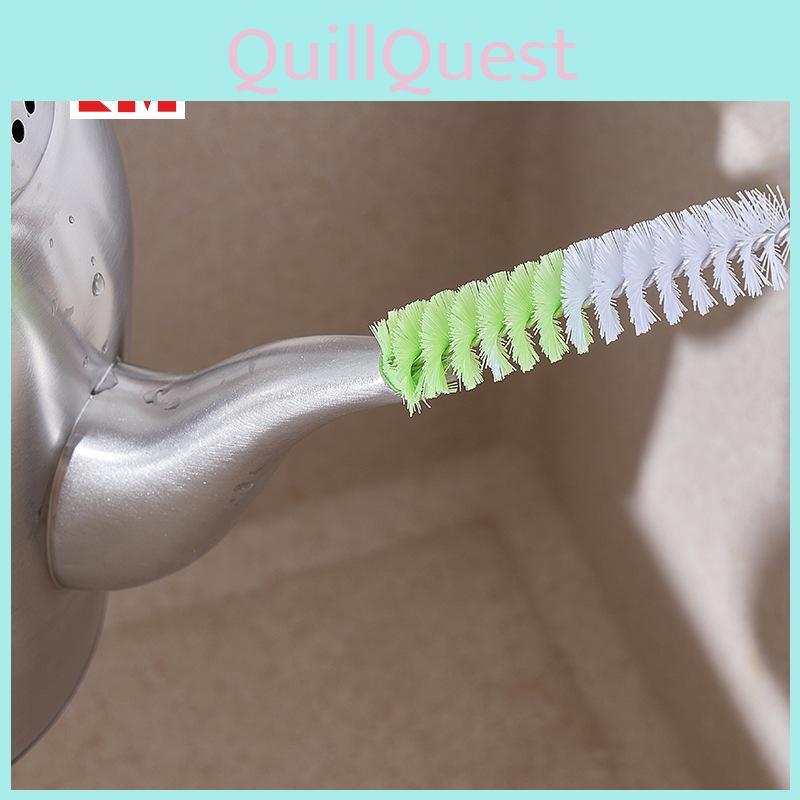 3 Piece Spout Cleaning Brush Set For Bottles Cups And Kitchenware With Plastic Bristles