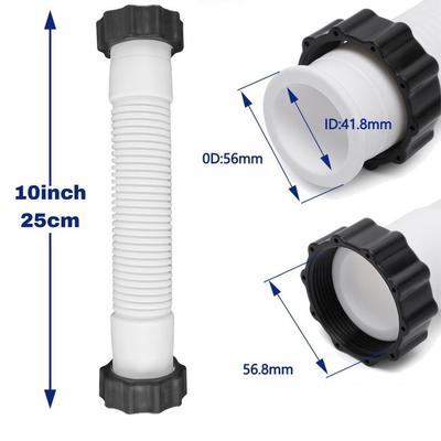 25 cm Poolslang för Intex 10 tum Sandfilters Pumpar och Saltvattenspoolsystem