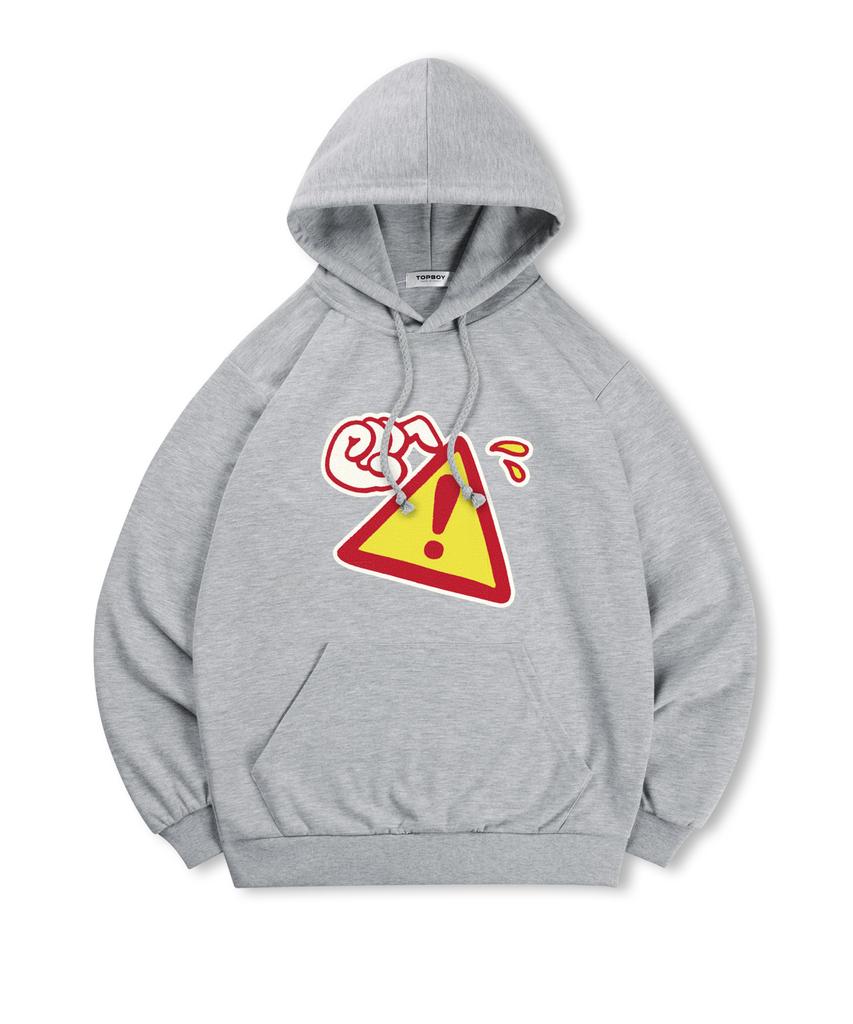 [Non-Fleece Or Fleece] Cursion Print Hooded Sweatshirt (C Type)