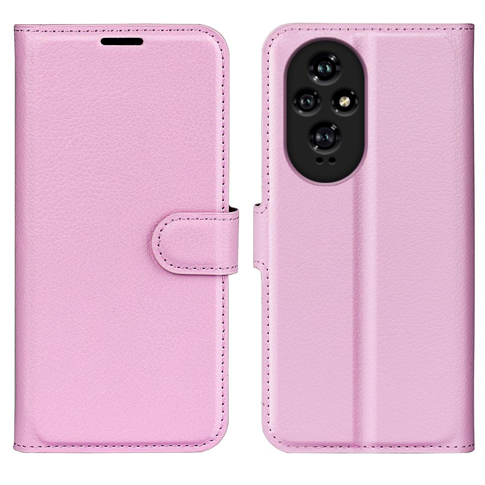 For Honor 200 5G Wallet Case Litchi Texture PU Leather Phone Cover Folio Flip