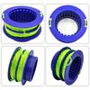 8PCS TLEG-01 ABS Spools for Kobalt KST 1124B-03/KLS 124-03 24V Lawn Trimmer Nylon Wire Trimming Head