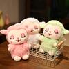 Latest Kawaii Sleeping Sheep Plush Toy Cute Lamb Stuffed Doll Animal Alpaca Pillow Room Decoration Cartoon Playthings Ideal for Girls Children