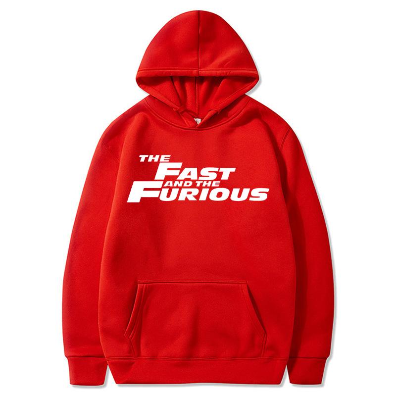 Furious Hoodies Men Fashion Letter Graphic Printed Sweatshirts Women Causal Harajuku Streetwear Hooded Pullover
