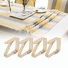 4 Stück Edelstahl-Tischdecken-Clips, rutschfeste Tischdeckenhalter, Klemmen, 5 x 4 cm
