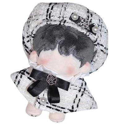 AXLUCE - Peluş giysiler - Peluş oyuncaklar - Giysiler - 15cm - Bebek (Beyaz, 15cm)