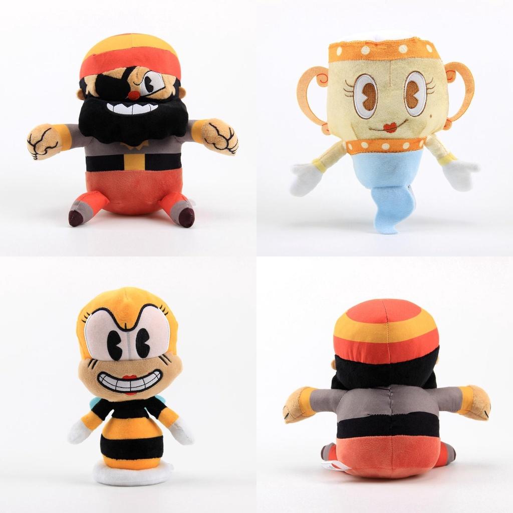 Peluche di alta qualità di Cuphead Capitano Brineybeard Bambola Morbida Ideale per Collezionismo e Regali
