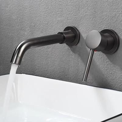 Hot and Cold Embedded Basin Mixer Faucet