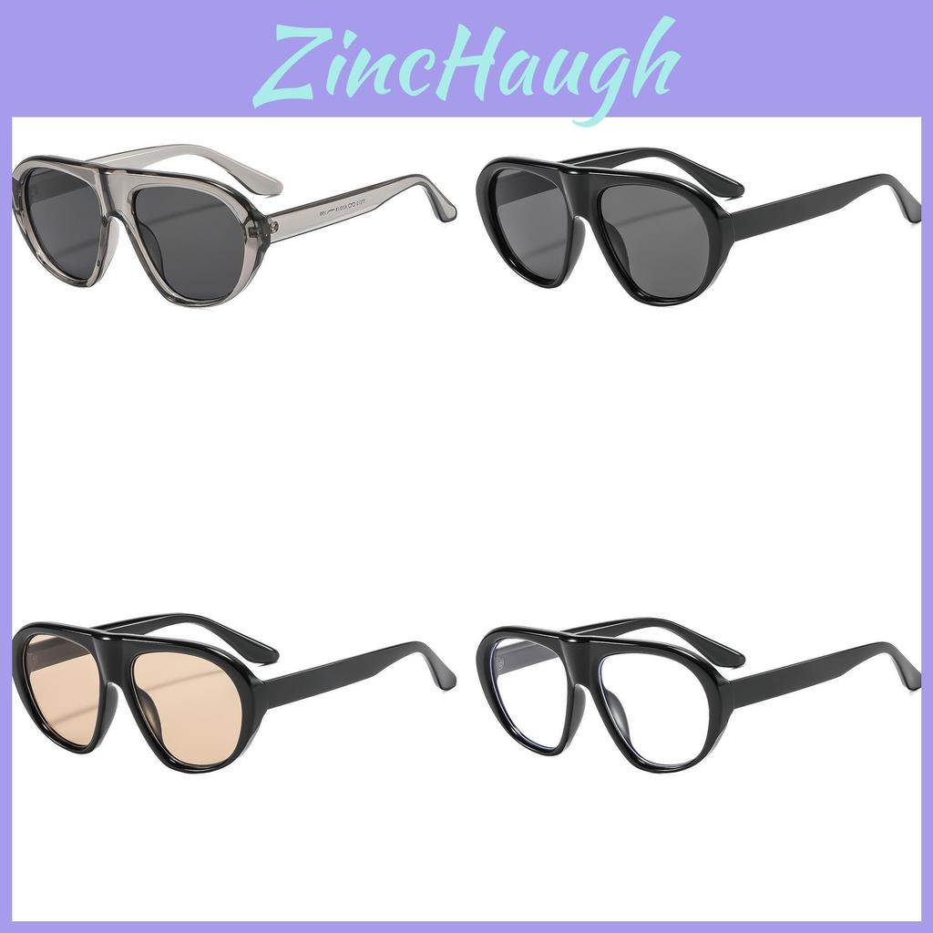 Retro Large Frame Round Sunglasses For Women Uv400 Sun Protection For Outdoor Activities