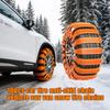 Tire Chains For Trucks Anti-Slip 10piece Tyre Protection Adjustable Tire Chains For Pickup Trucks For Ice Winter Hiking Trailer