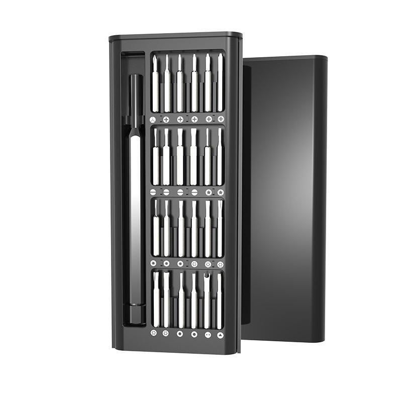 115-v-1 Multifunkční sada šroubováků s koženou taškou pro opravu mobilních telefonů