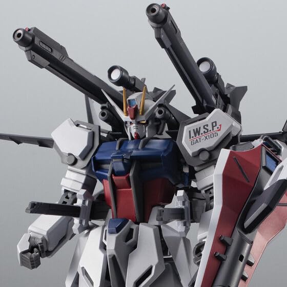 ROBOT Spirits <SIDE MS> GAT-X105 Strike Gundam (Regenerated) + I.W.S.P. Ver. A.N.I.M.E. Approximately 125mm PVC & ABS Painted Movable Figure