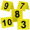 10Pcs Acrylic Table Numbers Number Markers Reusable Double Sided Restaurant Crime Scene Evidence Marker Crime Scene Markers