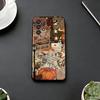 Autumn leaves P-pumpkin Phone Case For Samsung S25,S24,S21,S22,S23,S30,Ultra,S20,Plus,Fe,Soft Silicone Black Cover