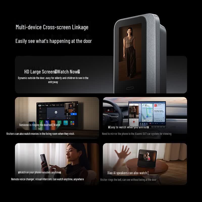 Xiaomi M30 AI Dual Cam Palm Vein Smart Door Lock