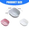 Soft Plastic Foot Bath Basins Ergonomic AntiSkid Texture Foot Bath Tub Ideal For Elderly Kids Family Easy To Clean