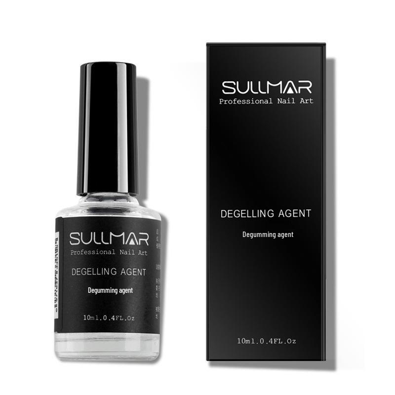 SULLMAR 10 мл Гель-смывка для лака и клея для типсов для наращивания ногтей