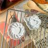 Cartoon Jam Round Flower with Heart Shaped Cookie Cutters 3D Pressable Biscuit Moulds Stamps Embossers Cake Making Tools
